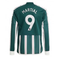 Manchester United Anthony Martial #9 Replika Bortatröja 2023-24 Långärmad